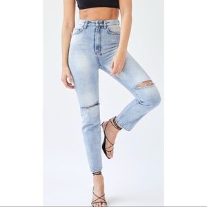 Ksubi Chlo Wasted Mortal Slash High Rise Jeans EUC